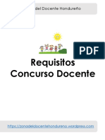 Compendio Concurso Docente Requisitos PDF