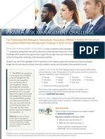PRMIA Risk Management Challenge 2020