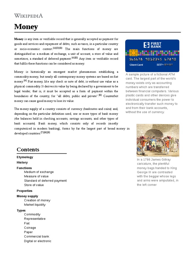 Understanding Money | PDF | Money Supply | Money