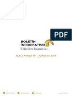 Boletin Informativo UTTA  Edicion Especial Elecciones Nacionales 2019