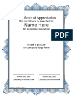 Certificate Templates For Word7