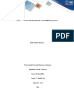 Unidad 1 - Técnicas de Conteo y Teoría de Probabilidad: Ejercicio 2