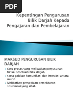 52821381 Kepentingan Pengurusan Bilik Darjah Kepada Pengajaran Dan Pembelajaran