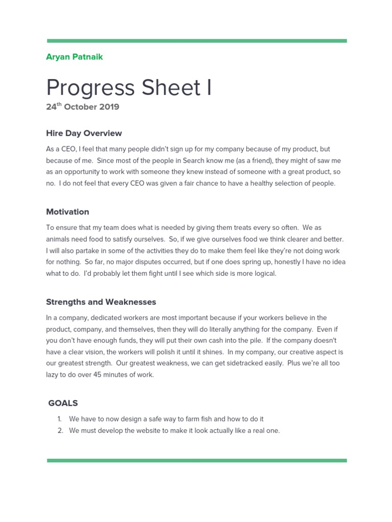 CEO Insights on Team Motivation and Goals | PDF