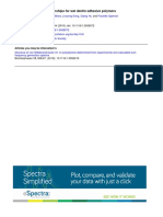 Structure-Property Relationships For Wet Dentin Adhesive Polymers