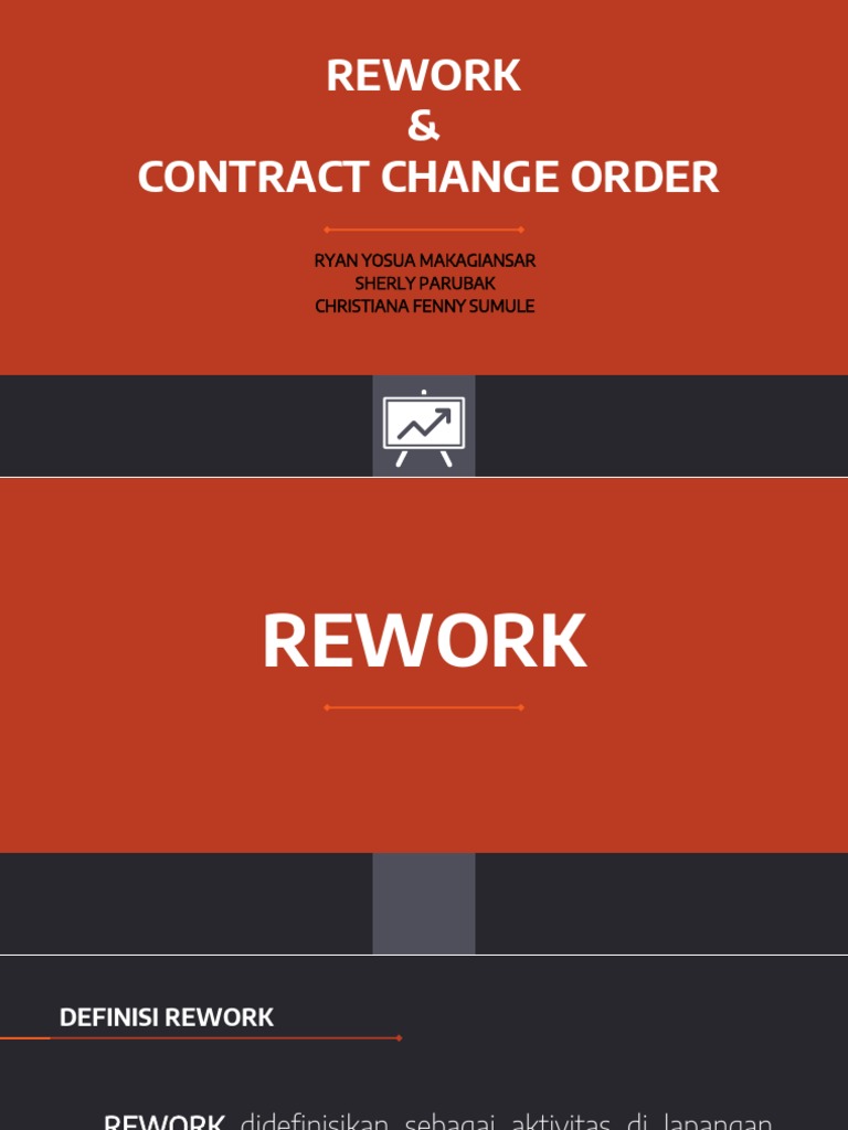 Rework dan Perubahan Kontrak CCO | PDF