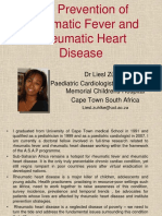 The Prevention of Rheumatic Fever and Rheumatic Heart Disease