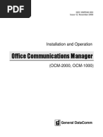 Ocm Manual