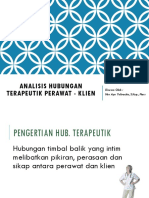 ANALISIS HUBUNGAN TERAPEUTIK PERAWAT - KLIEN.ppt