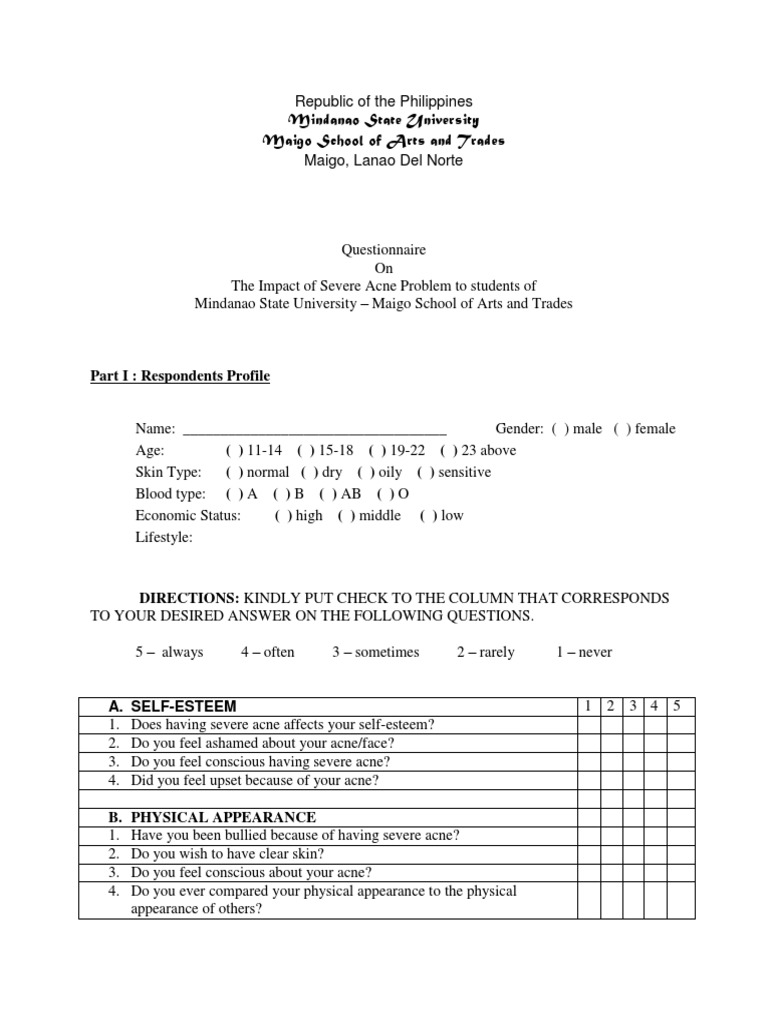 Part I: Respondents Profile | PDF | Social Science