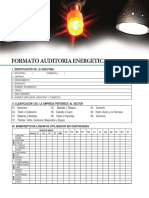 Formatos Auditorias Energeticas