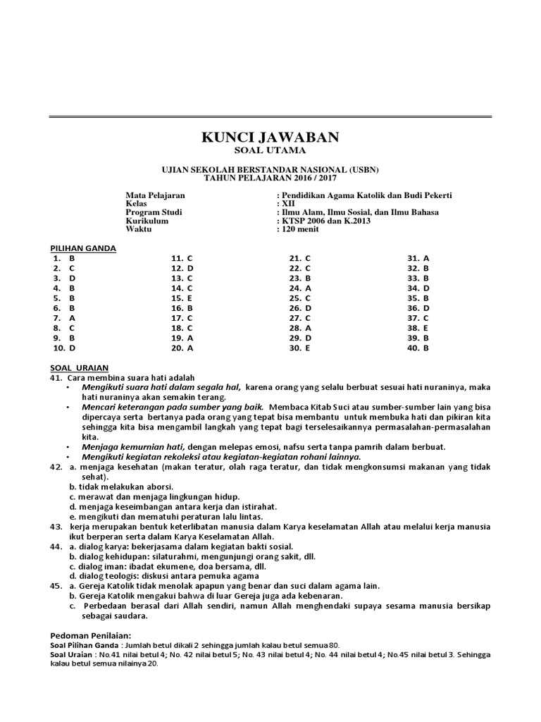 20+ Soal agama kristen protestan dan kunci jawaban kelas 8 ideas in 2021