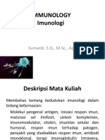 Immunology Imunologi: Sumardi, S.Si., M.SC., Apt