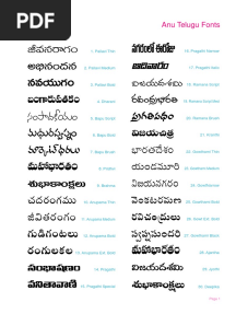 Anu Fonts