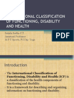 ICF CLASSIFICATION OF FUNCTIONING