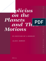 Simplicius On The Planets and Their Moti PDF