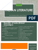 Indian Literature: An Introduction and Overview