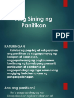 Ang Sining NG Panitikan