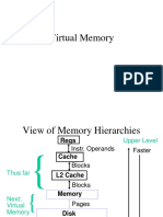 Virtual Memory: View of Memory Hierarchies and Address Translation