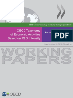 OECD Taxonomy of Economic Activities Based on R&D Intensity