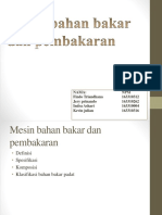 Mesin Bahan Bakar Dan Pembakaran