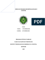 Makalah Biologi Molekuler Replikasi Bahan Genetik