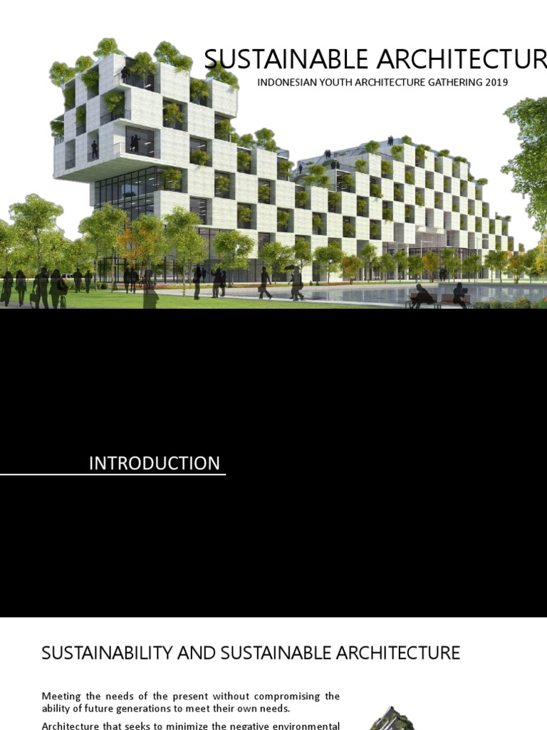 Sustainable Architecture Insights Pdf