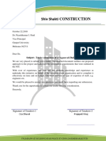 Shiv Shakti CONSTRUCTION: Subject:-Tender Submission of A "Aganwadi Building"