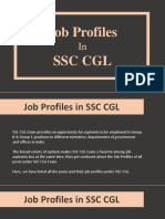 Top 5 Job Profiles in SSC CGL - Get Details