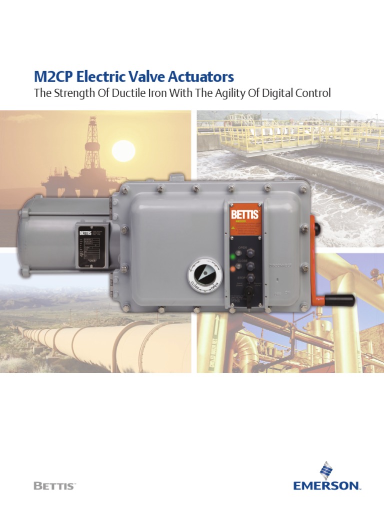 Brochure Bettis m2cp Electric Valve Actuators en 86630 PDF
