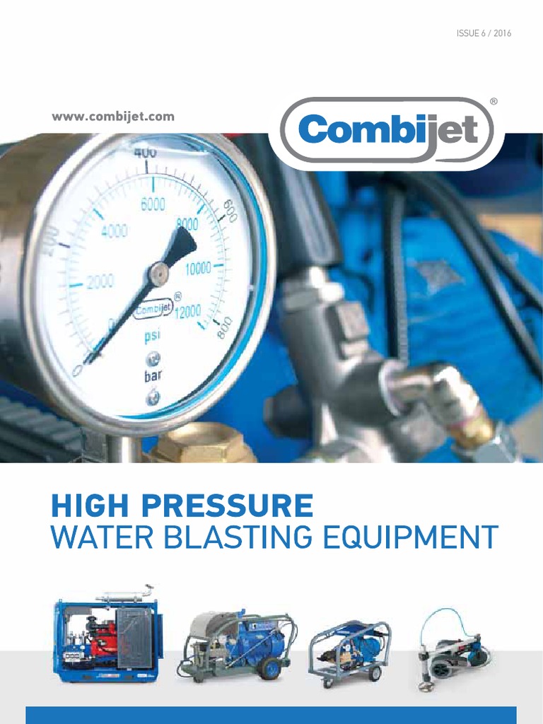 Combijet High Pressure Water Blasters | PDF | Valve | Pipe (Fluid ...