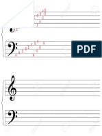 27428476 Blank Sheet Music Isolated in White Background