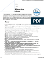 Food Defense Mitigation Strategies Database: Sealer