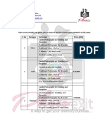 Photoexit: S. No Packages Particulars Prices (Inr)