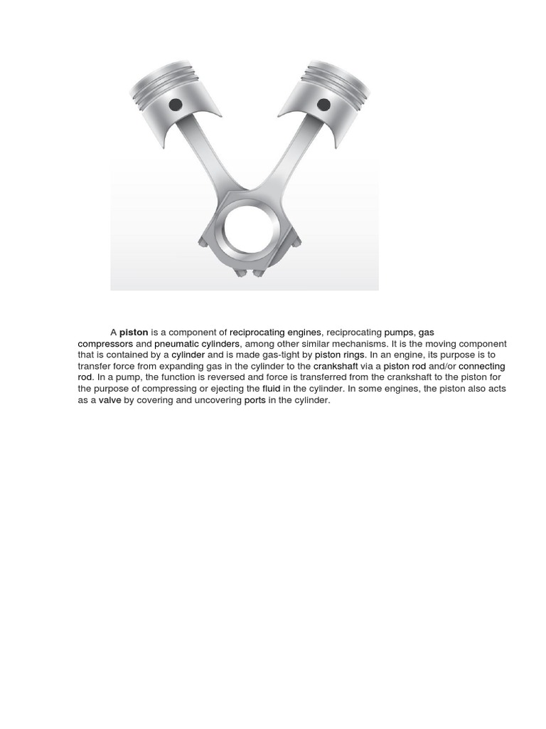 Piston Function in Engine Mechanics | PDF | Business