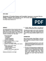 Mechanisms of Formation Damage & Permeability