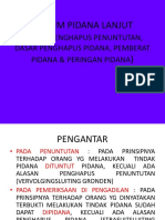 HUKUM PIDANA LANJUT