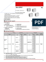 Ultra-Compact and Slim DPDT Relay