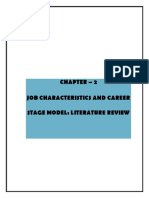 Chapter - 2 Job Characteristics and Career Stage Model: Literature Review
