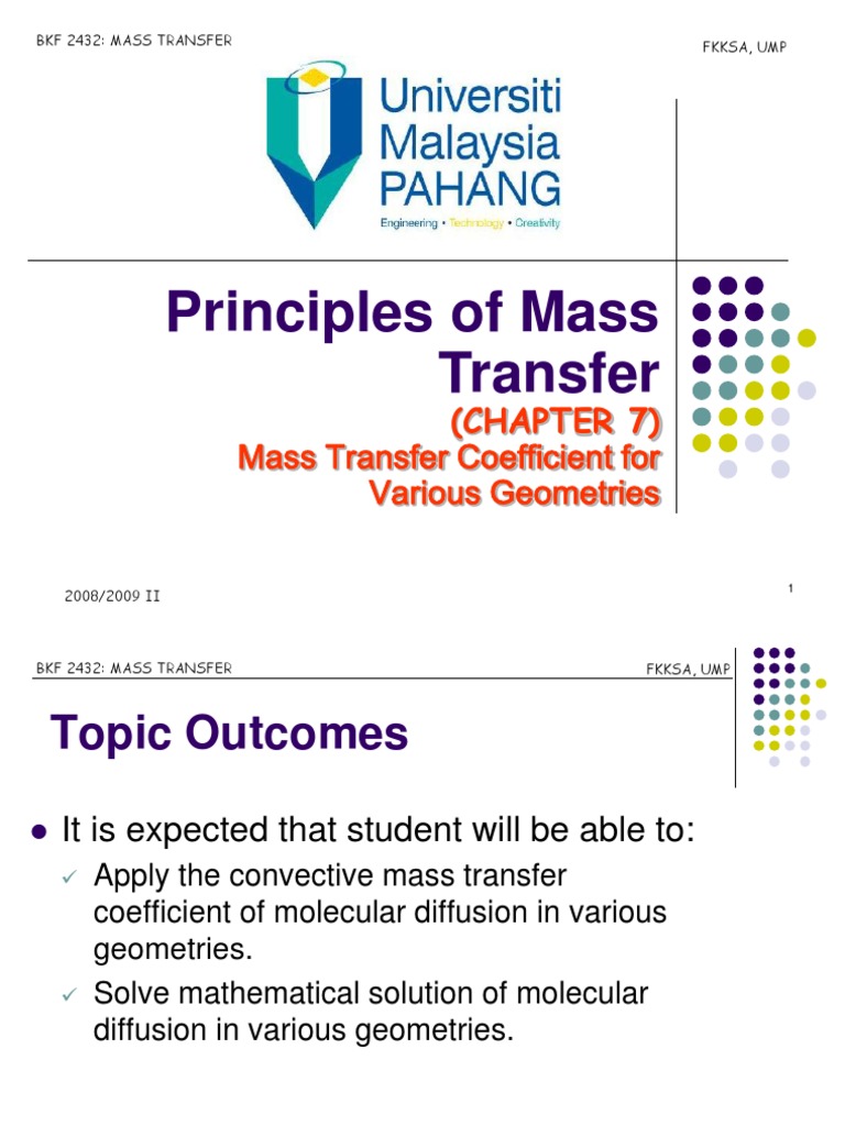 Mass Transfer Coefficients Explained | PDF | Mass Transfer | Fluid Dynamics