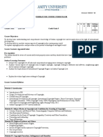 Format For Course Curriculum: Annexure AAB CD - 01'