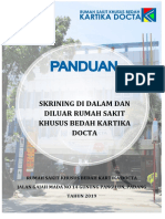 Panduan Skrining Di Dalam Dan Diluar Rumah Sakit Khusus Bedah Kartika Docta