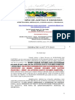 Comissão de Justiça e Cidadania Arbitragem Despacho 6.027.375.2019