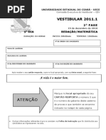 Prova de Conhecimentos Específicos - Matemática - Gabarito 1