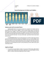 MODULE 12: Physical Development of Infants and Toddlers: Cephalocaudal and Proximodistal Pattern