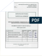 Especificación Técnica C-658-CI-ET-099 Rev 0 Carpetas de Hormigon