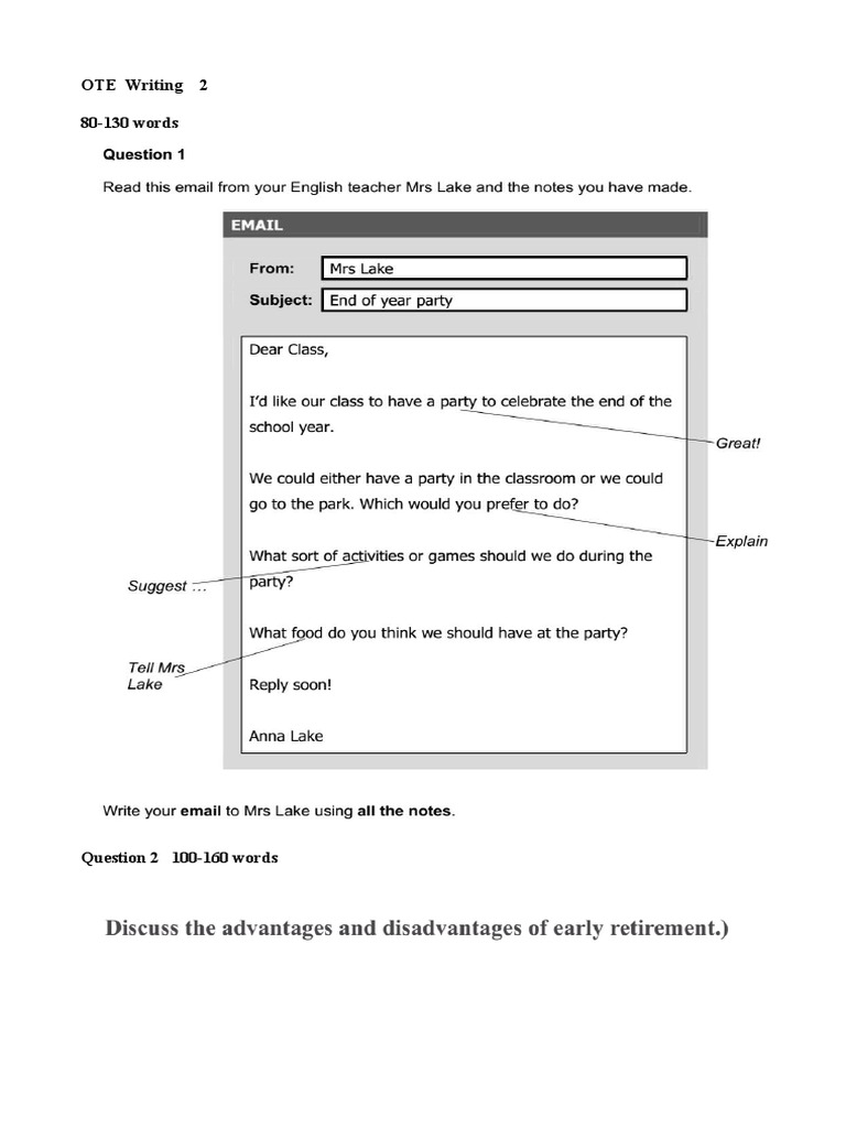 Ote Writing 2 | PDF