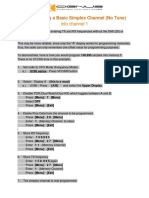 Programming A Basic Simplex Channel