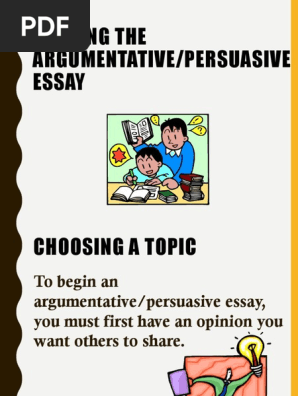 Persuasive Essay
