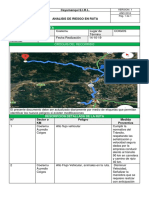 Analisis de Riesgos en Ruta